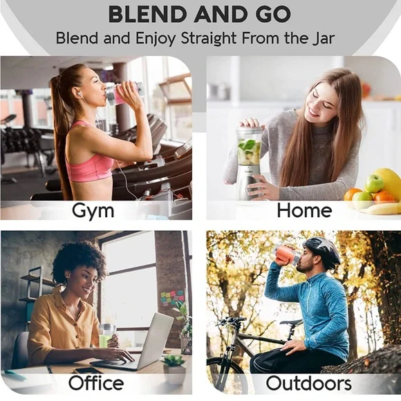 New Müeller Ultra Bullet Single Serve Personal Blender 15.2oz NWT - Picture 3 of 6